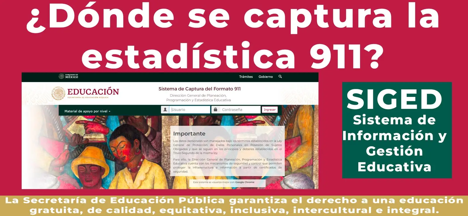 ¿Dónde se captura la estadística 911? SEP 2024